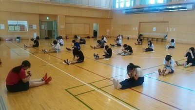 【仙台】暑い中での体育授業！