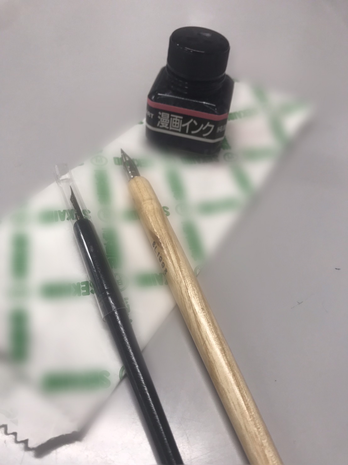 【立川】アナログイラスト「つけペン」